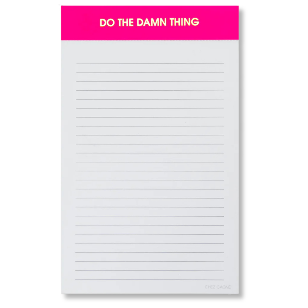 Do the Damn Thing - Lined Notepad