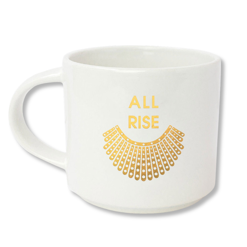 All Rise - RBG Collar Gold Metallic Mug