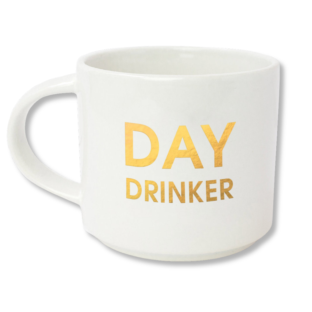 Day Drinker -  Gold Foil Metallic Mug