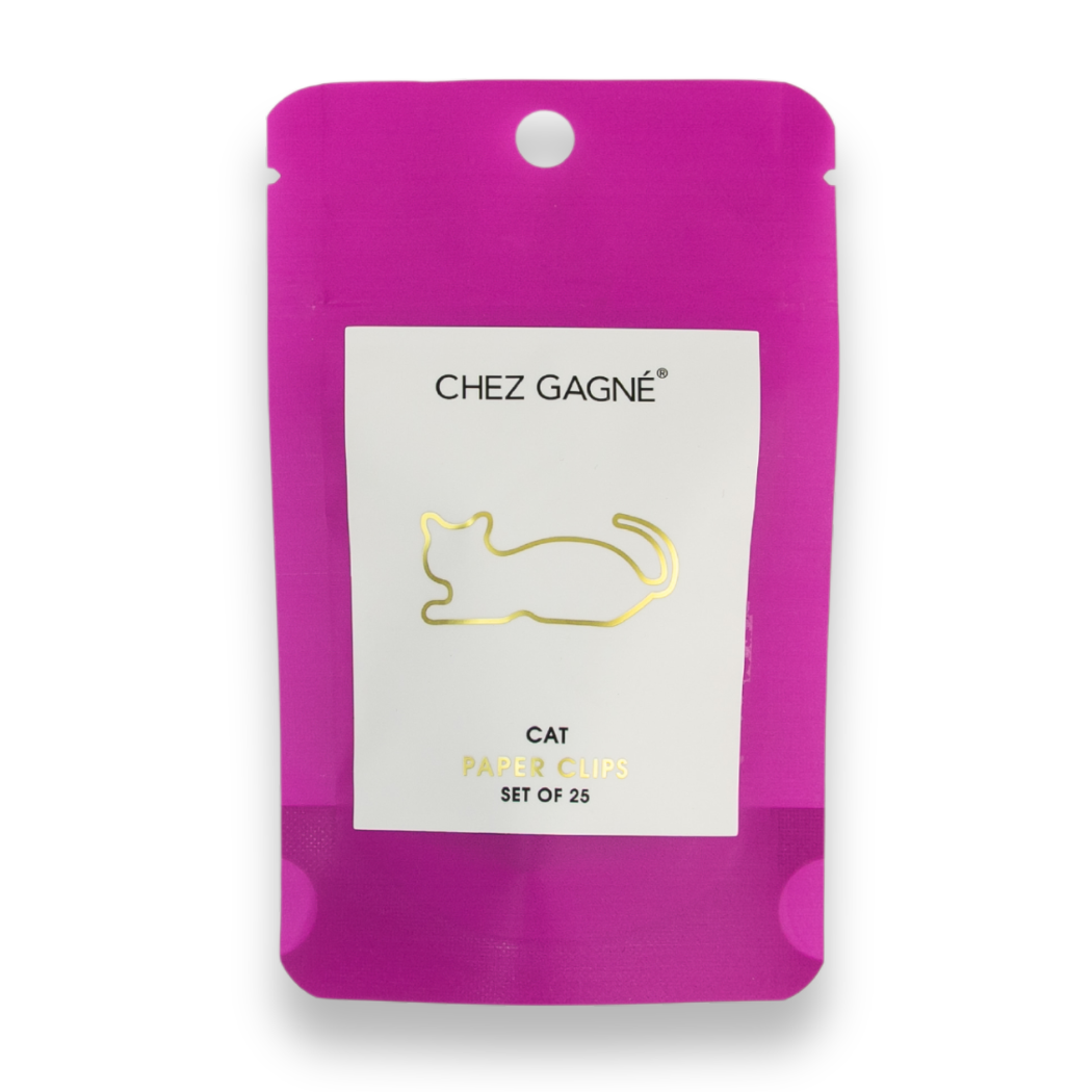 Chez Gagné - Paper Clip Pack - Cat Pack of 25