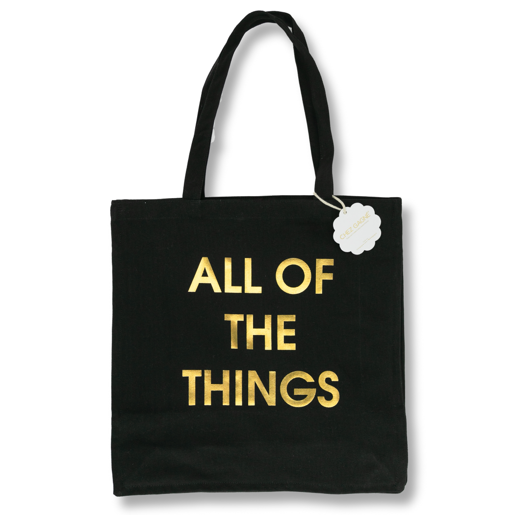 Chez Gagné - All Of The Things -  Oversized Tote Bag