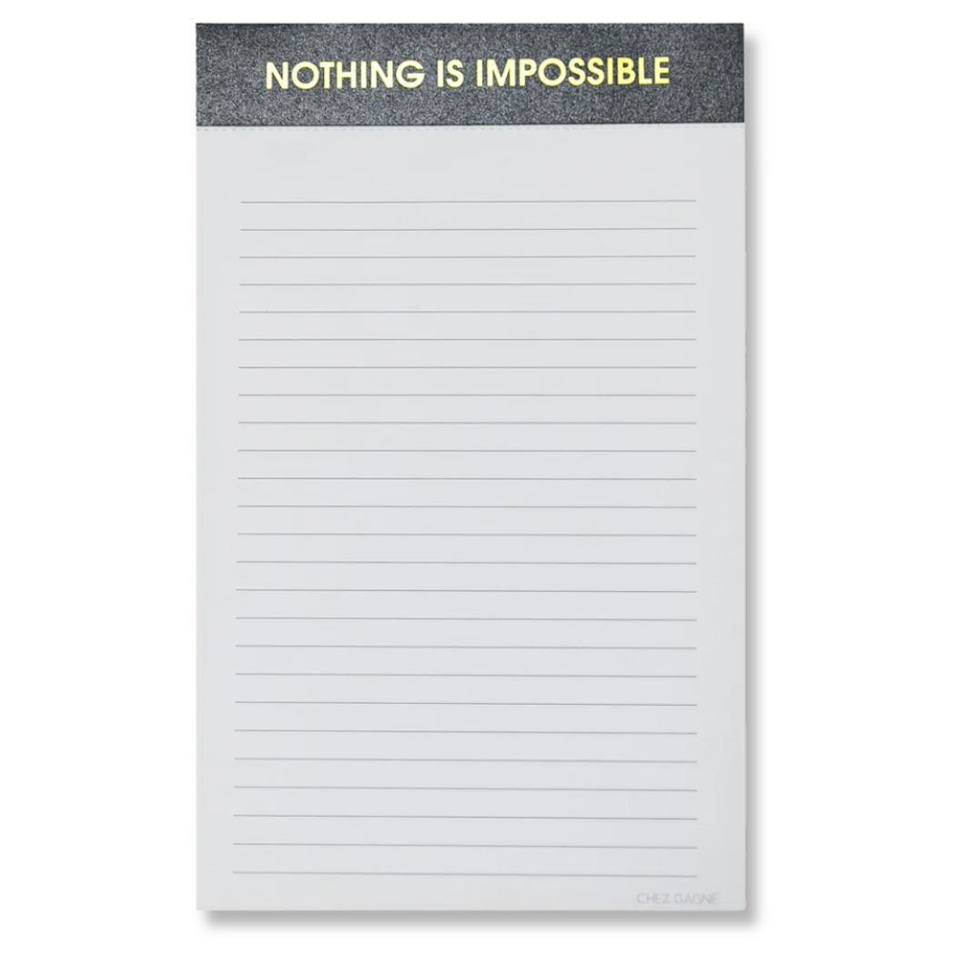 Nothing Is Impossible - Lined Notepad