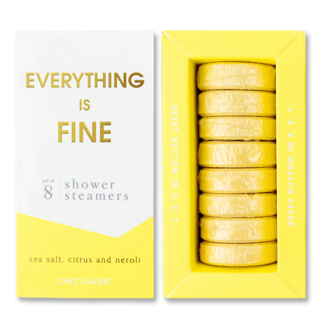 Chez Gagné - Everything is Fine - Shower Steamers - Sea Salt + Citrus + Neroli