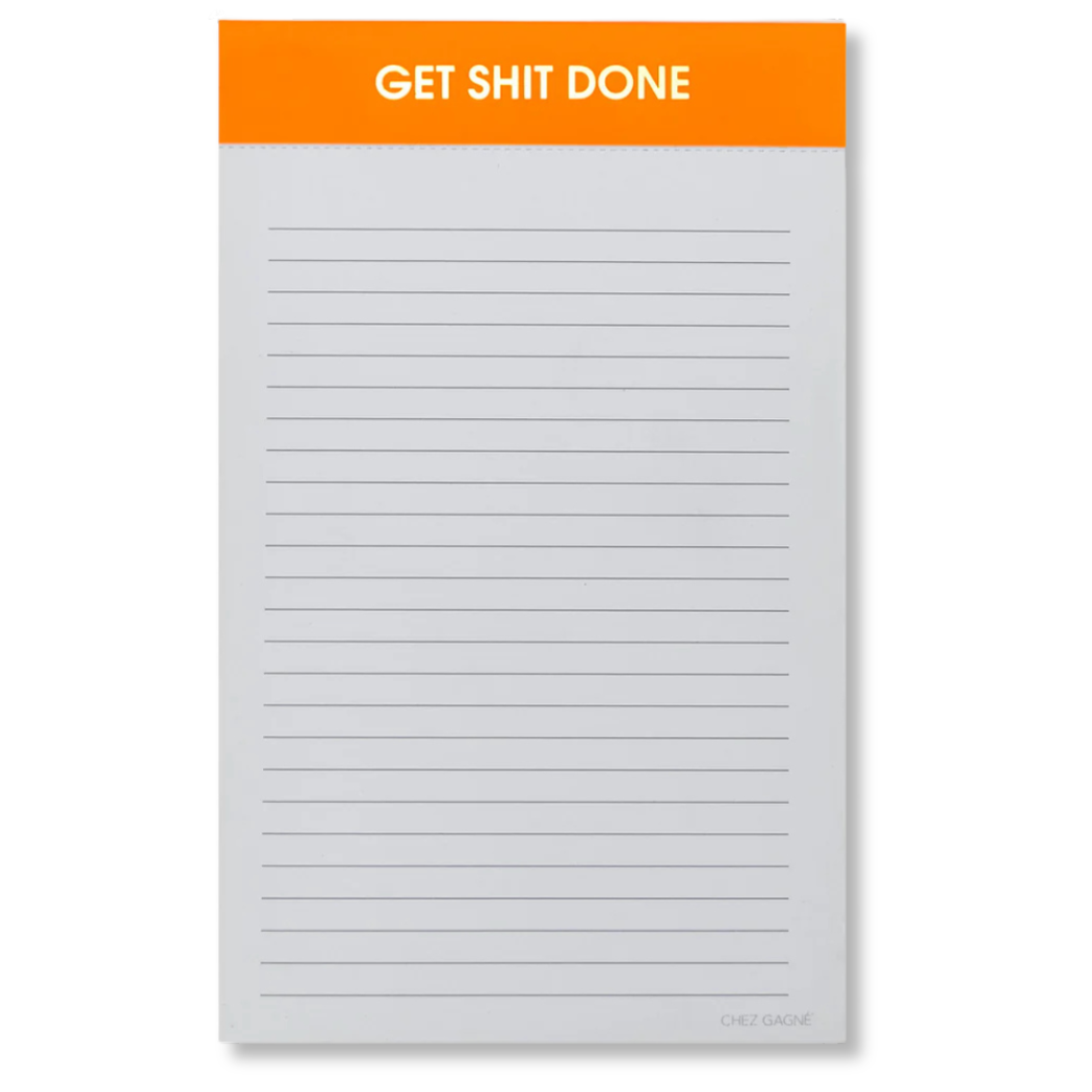 Get Shit Done - Lined Notepad