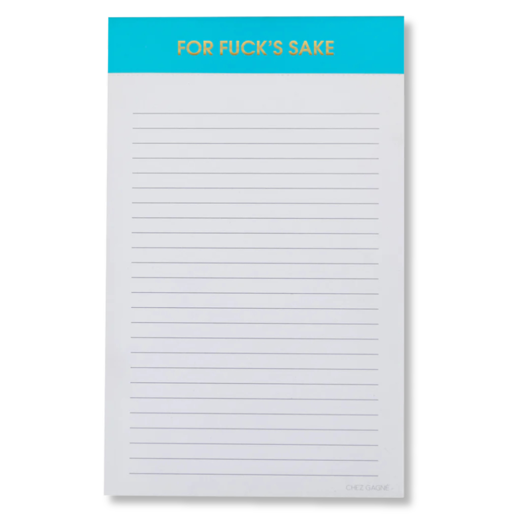 For Fuck's Sake - Lined Notepad