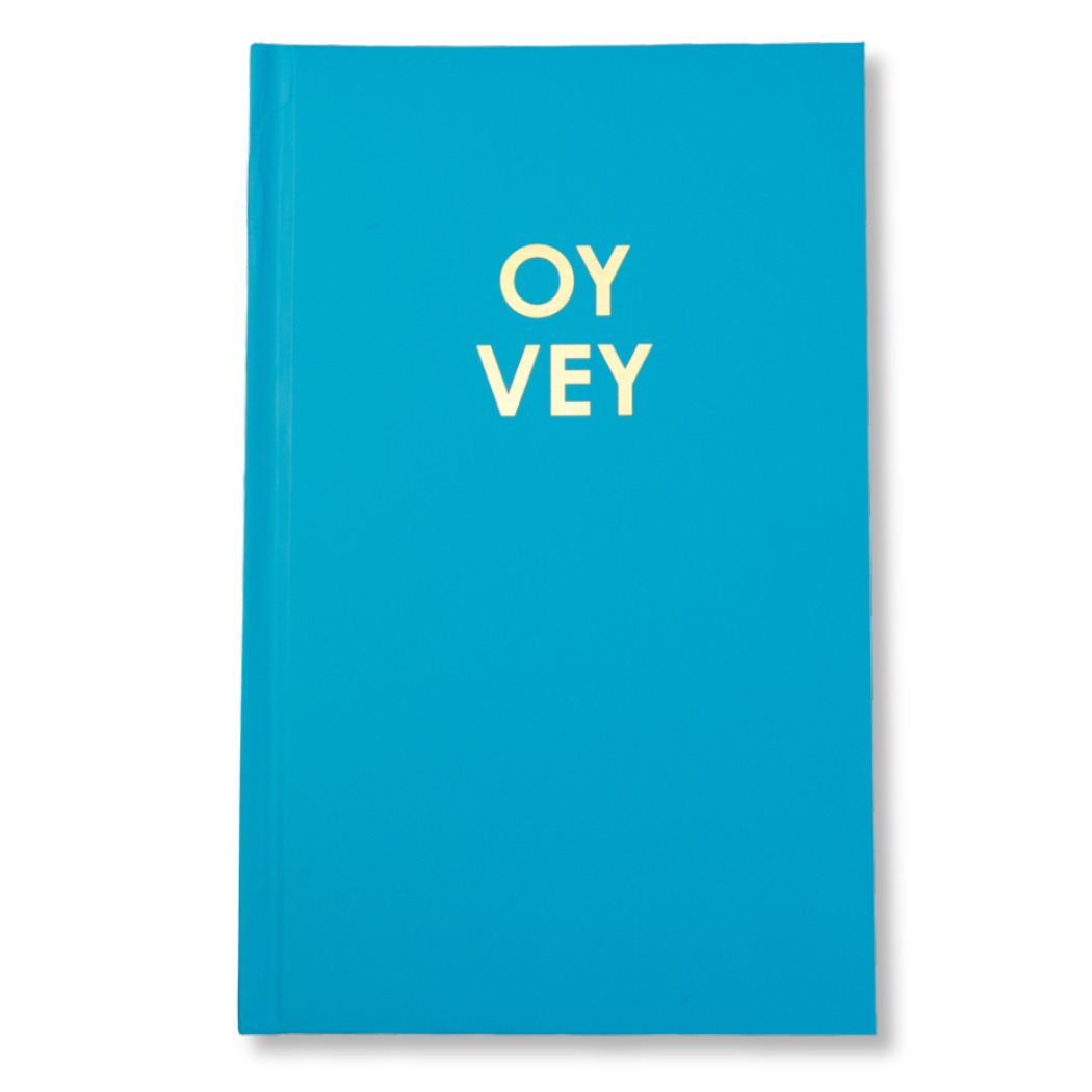 Oy Vey - Caribbean Blue Hardcover Journal