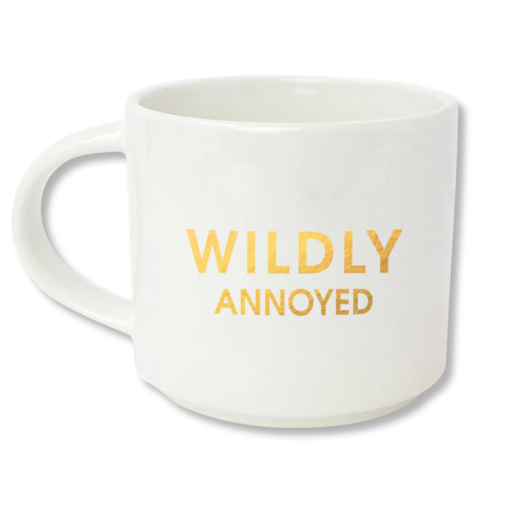 Chez Gagné - Wildly Annoyed - Gold Foil Oversized Mug