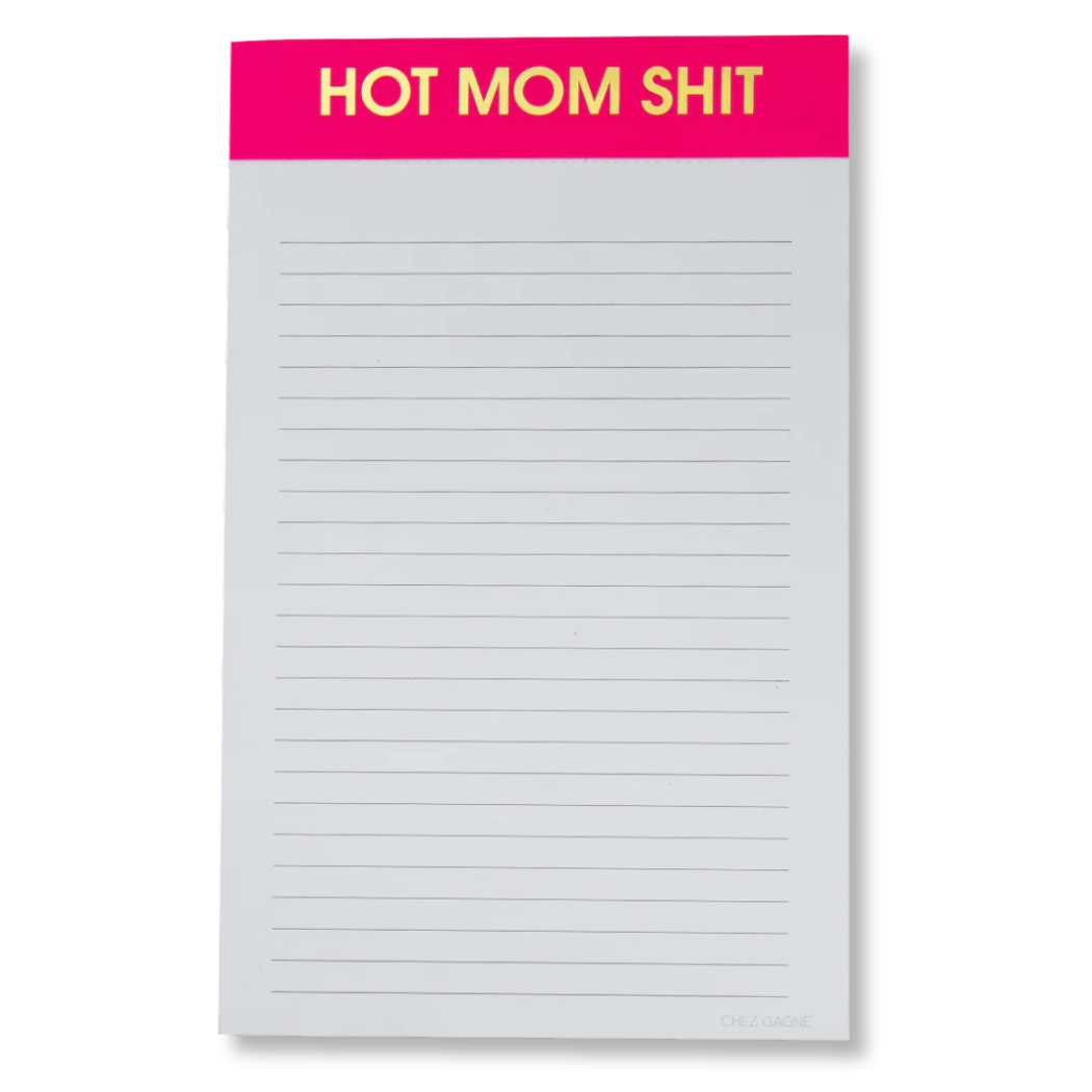 Hot Mom Shit - Lined Notepad