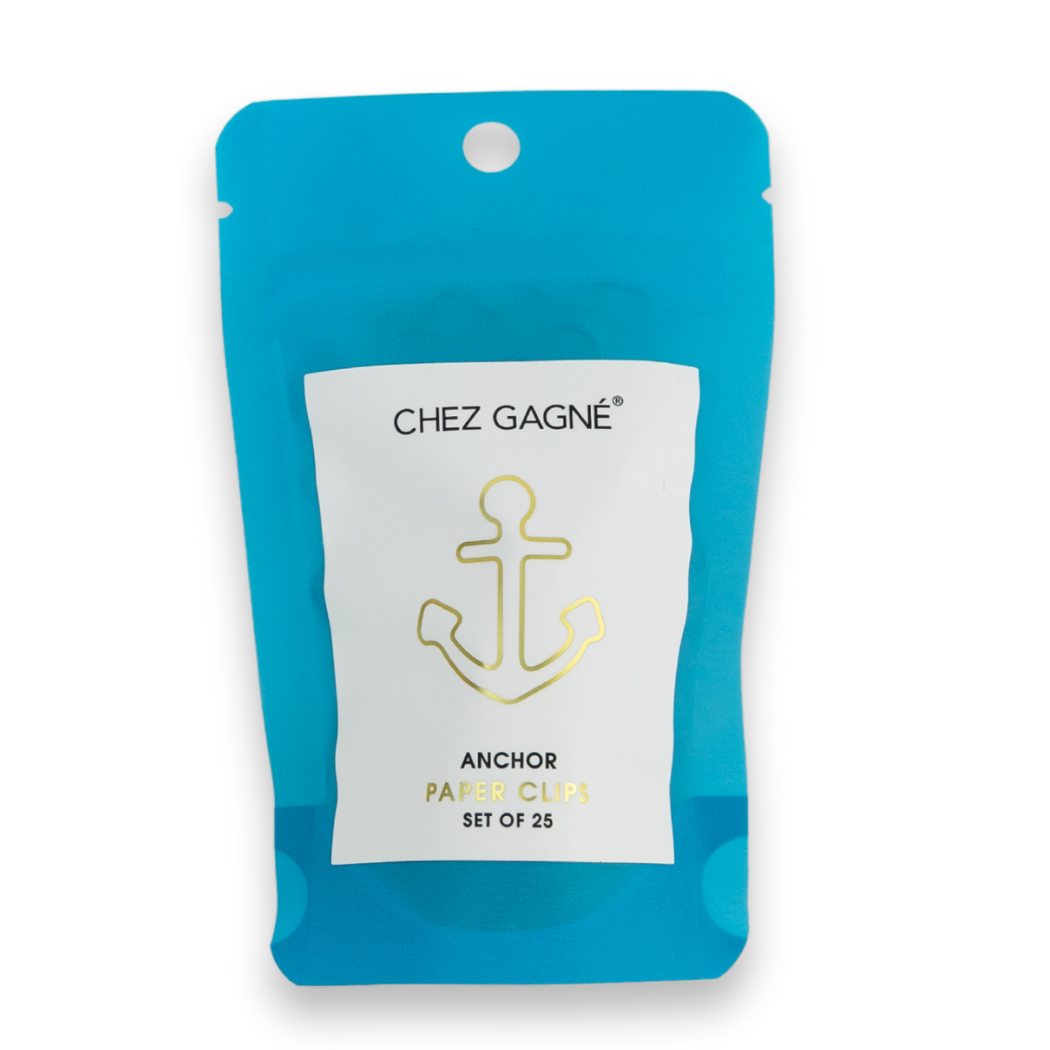 Chez Gagné - Paper Clip Pack - Anchor Pack of 25