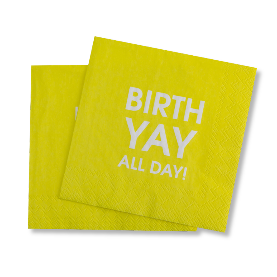 Chez Gagné - BirthYAY All Day - Cocktail Napkins