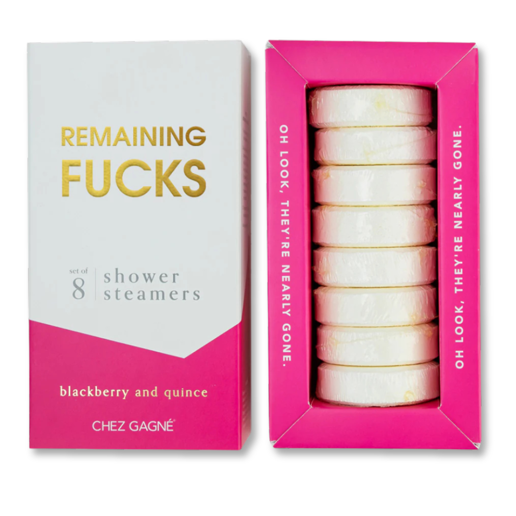 Chez Gagné - Remaining Fucks - Shower Steamers - Blackberry and Quince