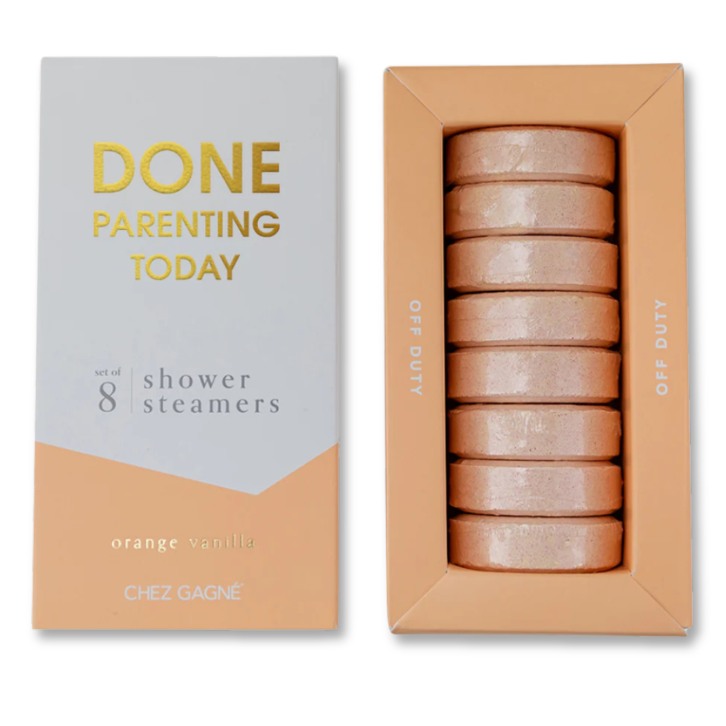 Chez Gagné - Done Parenting Today - Shower Steamers - Orange Vanilla