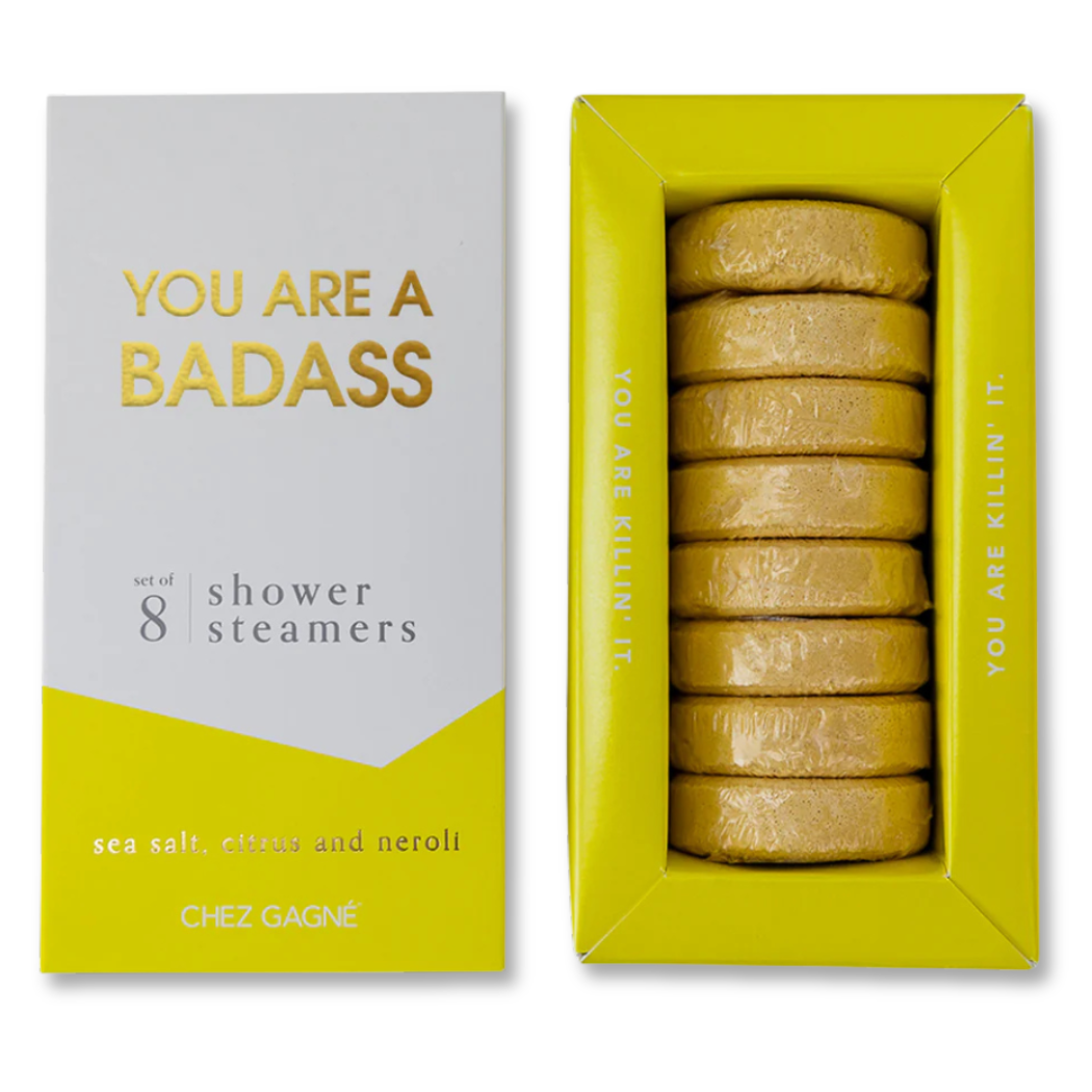 Chez Gagné - You are A Badass - Shower Steamers - Sea Salt, Citrus + Neroli