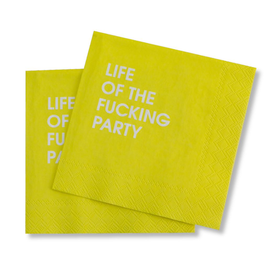 Chez Gagné - Life of the Fucking Party - Cocktail Napkins