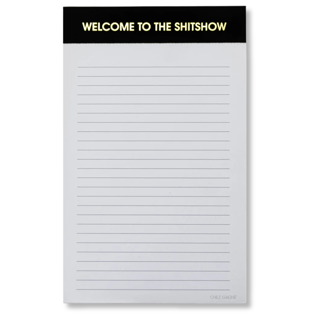 Welcome To the Shitshow  - Lined Notepad