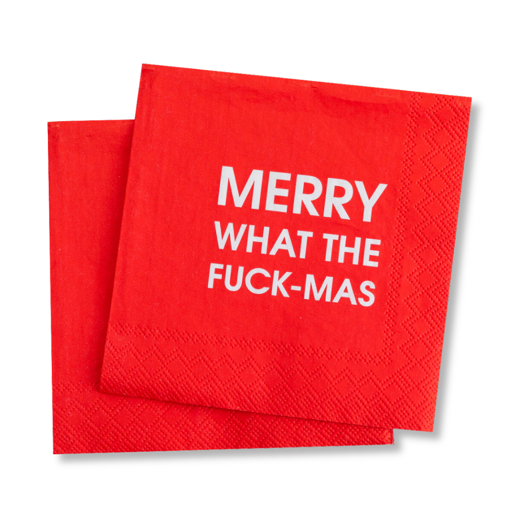 Chez Gagné - Merry What The Fuck-Mas -  Cocktail Napkins