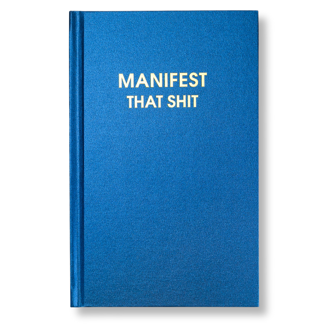 Chez Gagné - Manifest That Shit - Hystar Navy Hardcover Journal