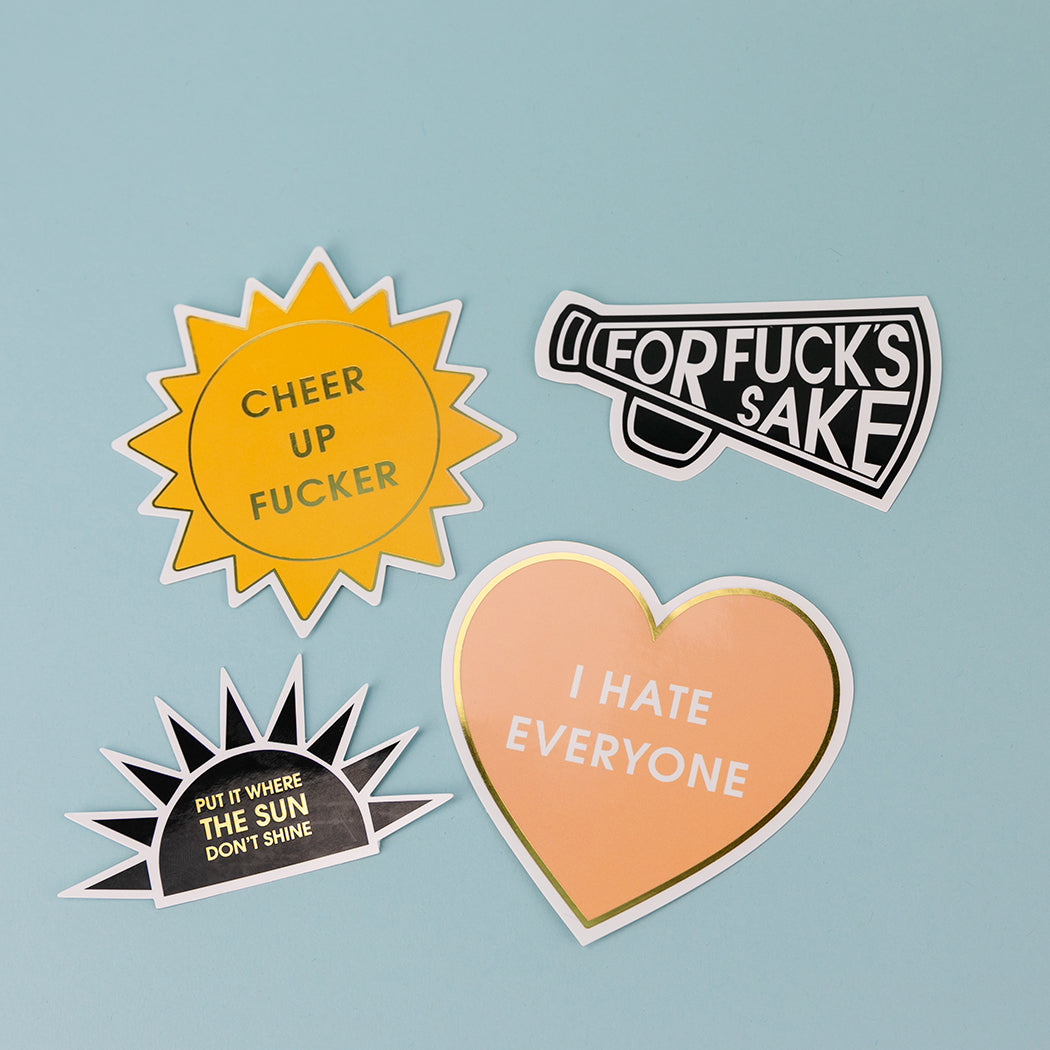 The Sticky Foursome - Pick Any 4 Vinyl Stickers - Bundle of 4