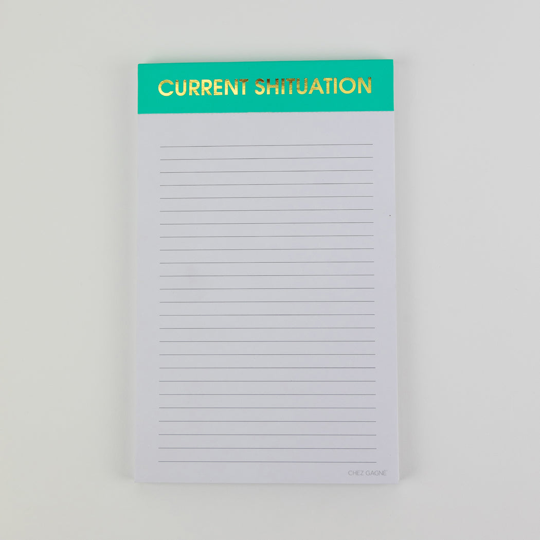 Current Shituation - Lined Notepad