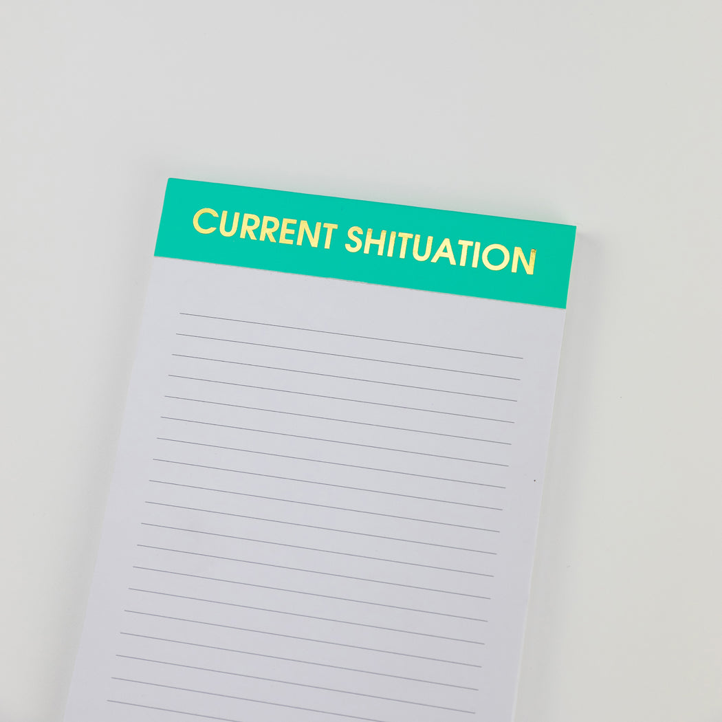 Current Shituation - Lined Notepad