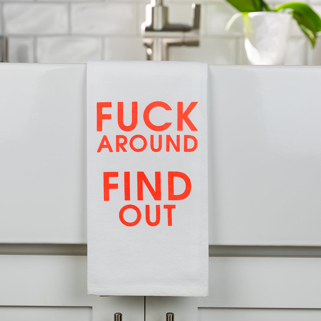 Chez Gagné - Fuck Around Find Out - Tea Towels