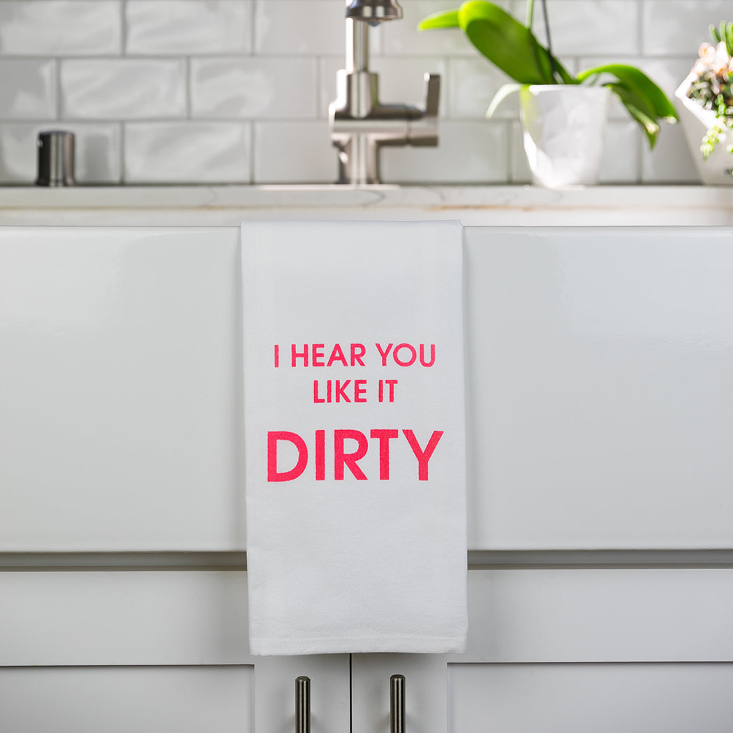 Chez Gagné - I Hear You Like It Dirty - Tea Towels