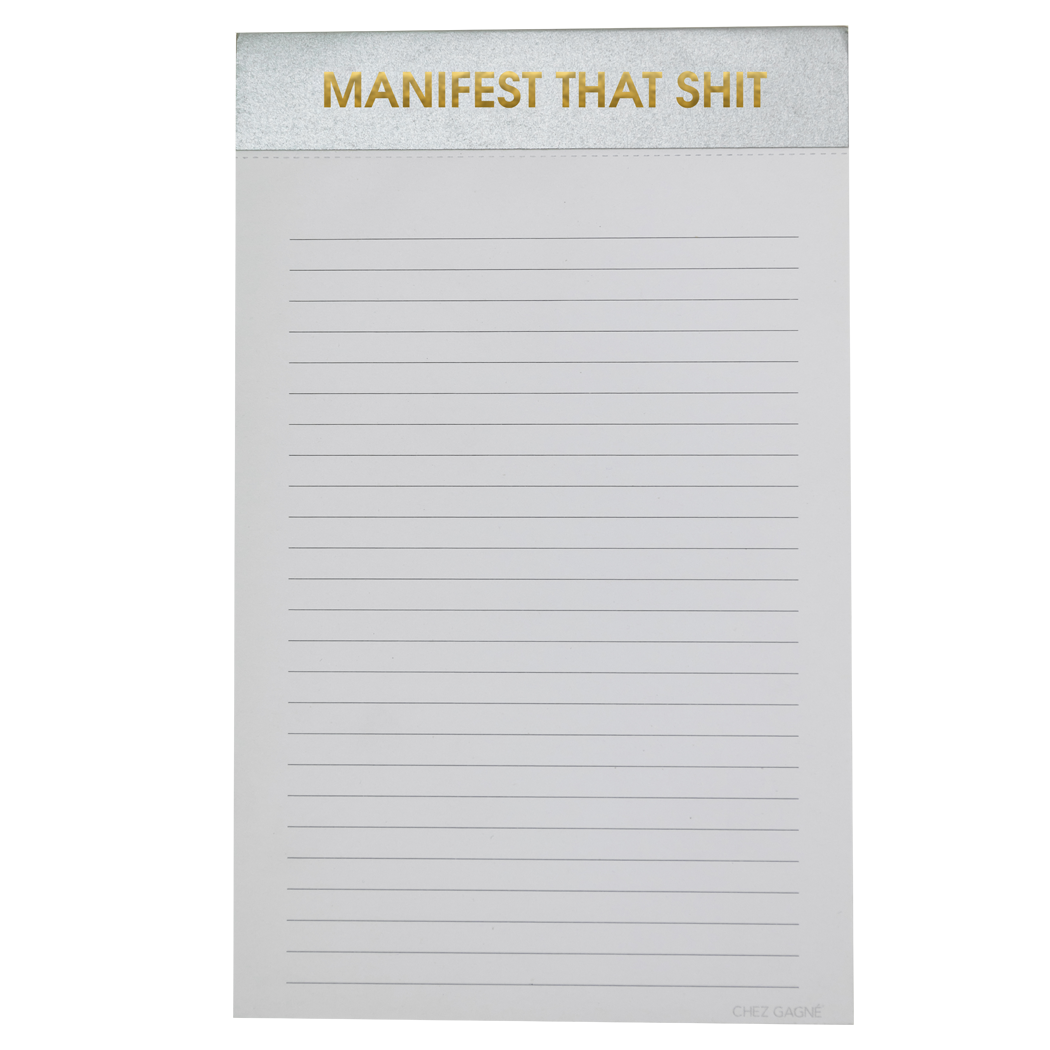 Manifest That Shit - Lined Notepad