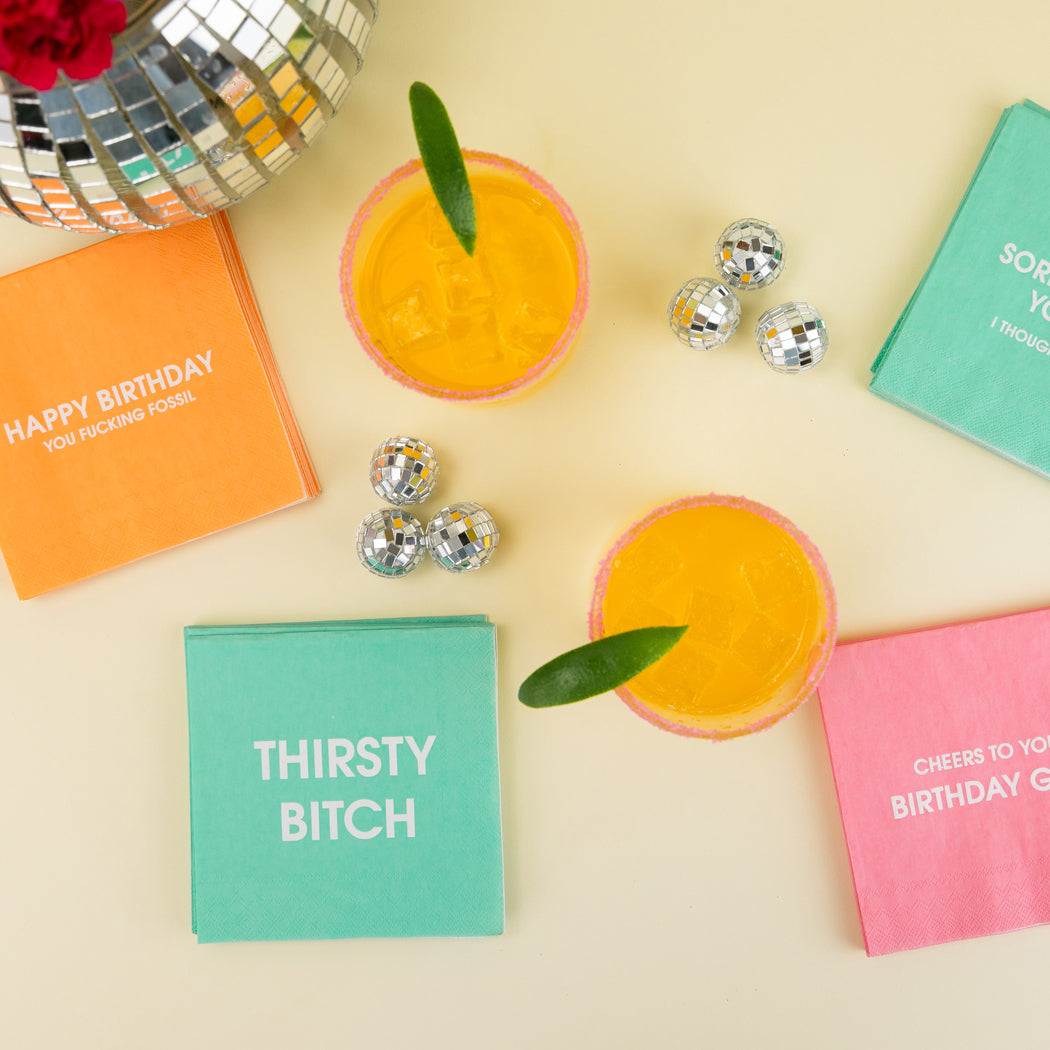 Thirsty Bitch - Cocktail Napkins