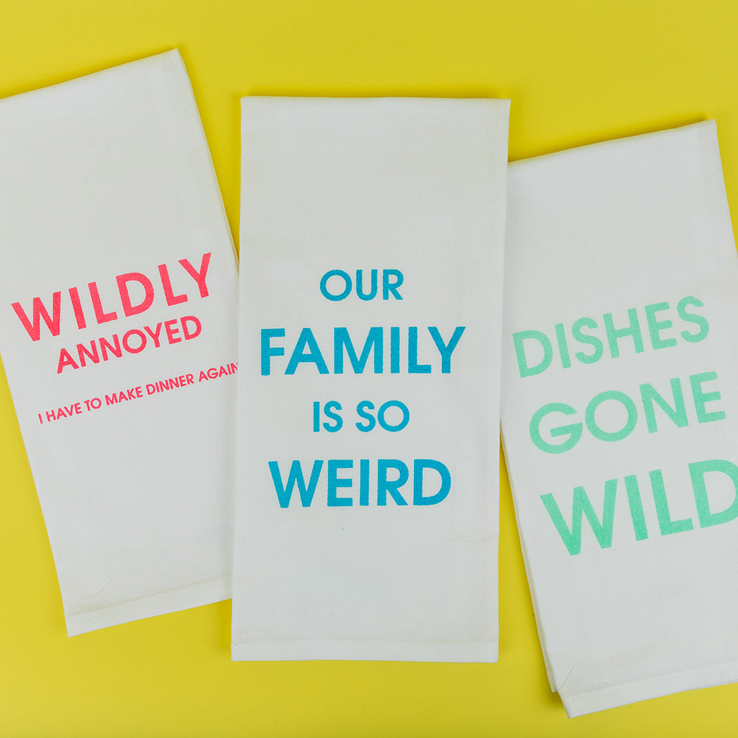 Chez Gagné - Dishes Gone Wild - Tea Towels