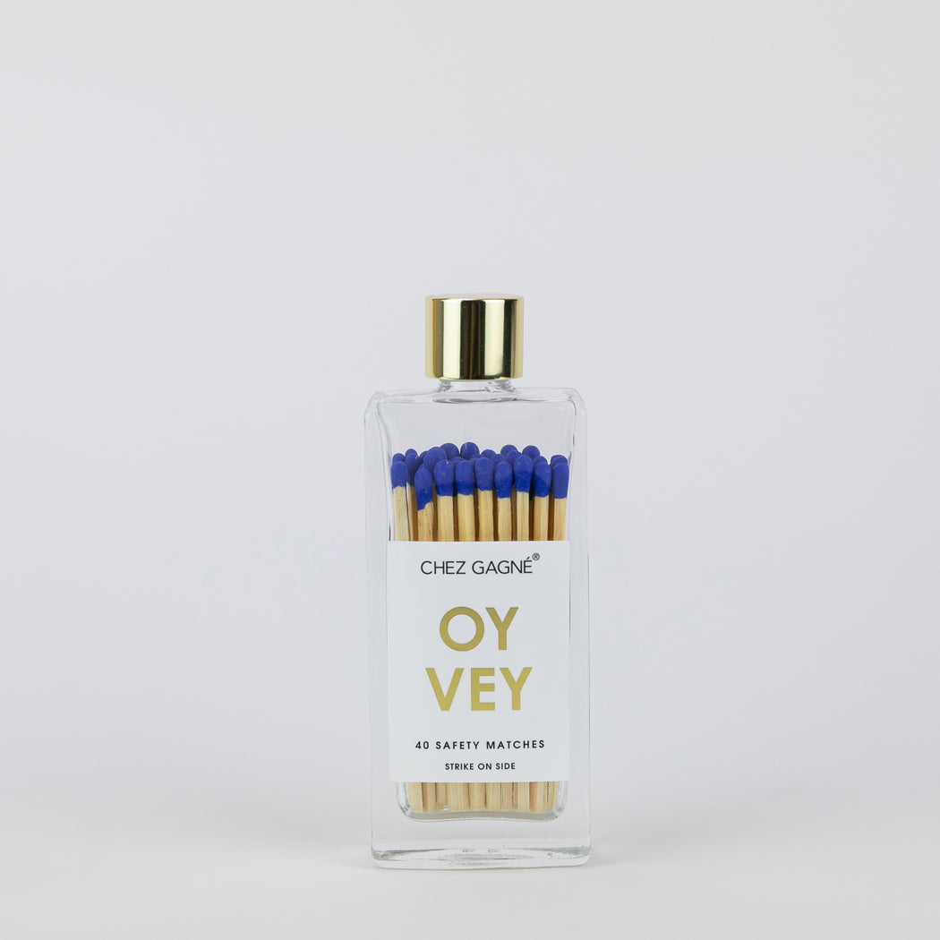 Oy Vey - Glass Bottle Safety Matches