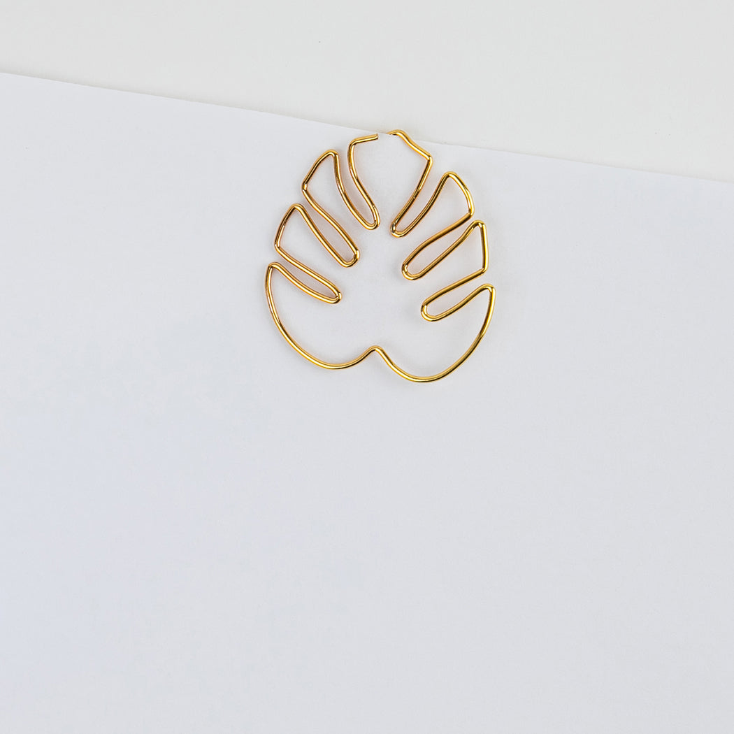 Paper Clip Pack - Monstera Leaf Pack of 25