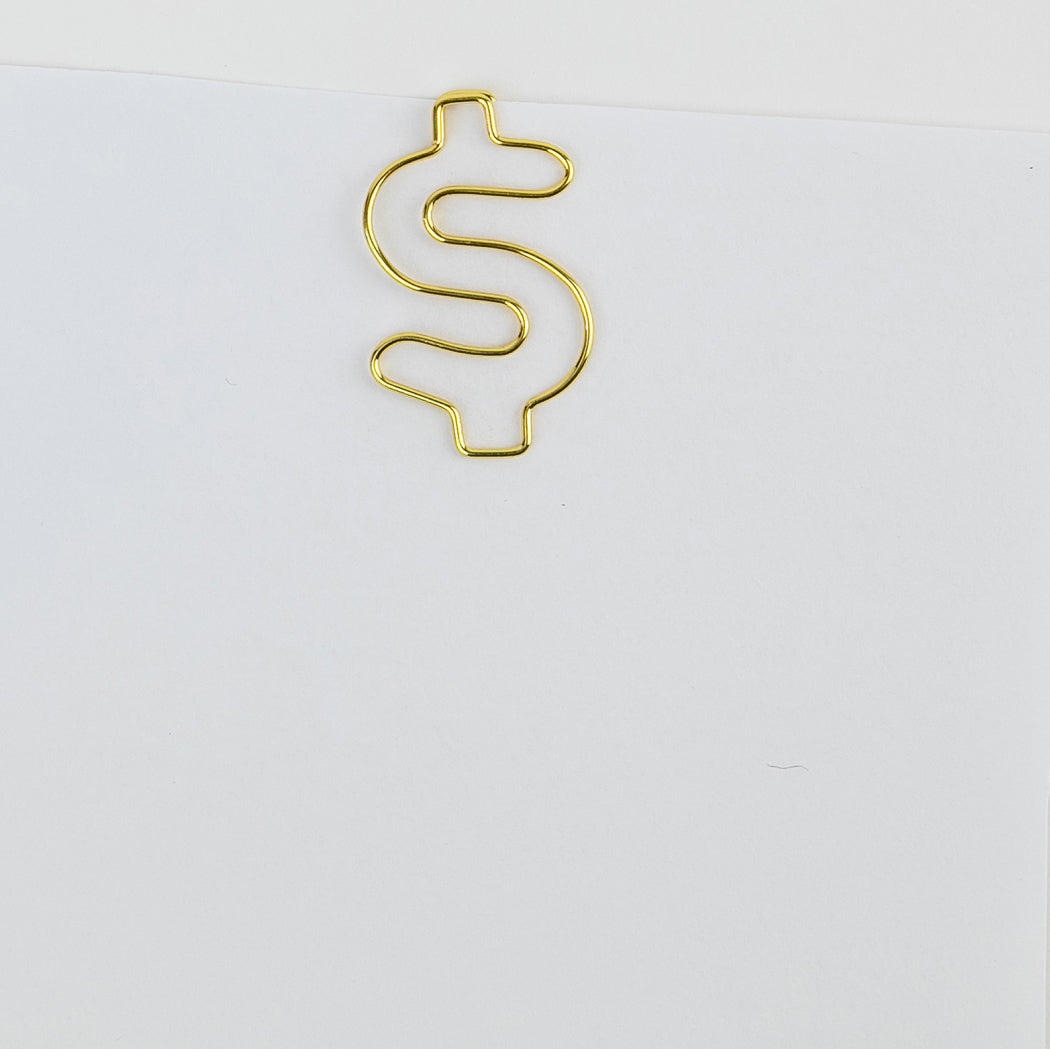 Paper Clip Pack - Dollar Sign Pack of 25