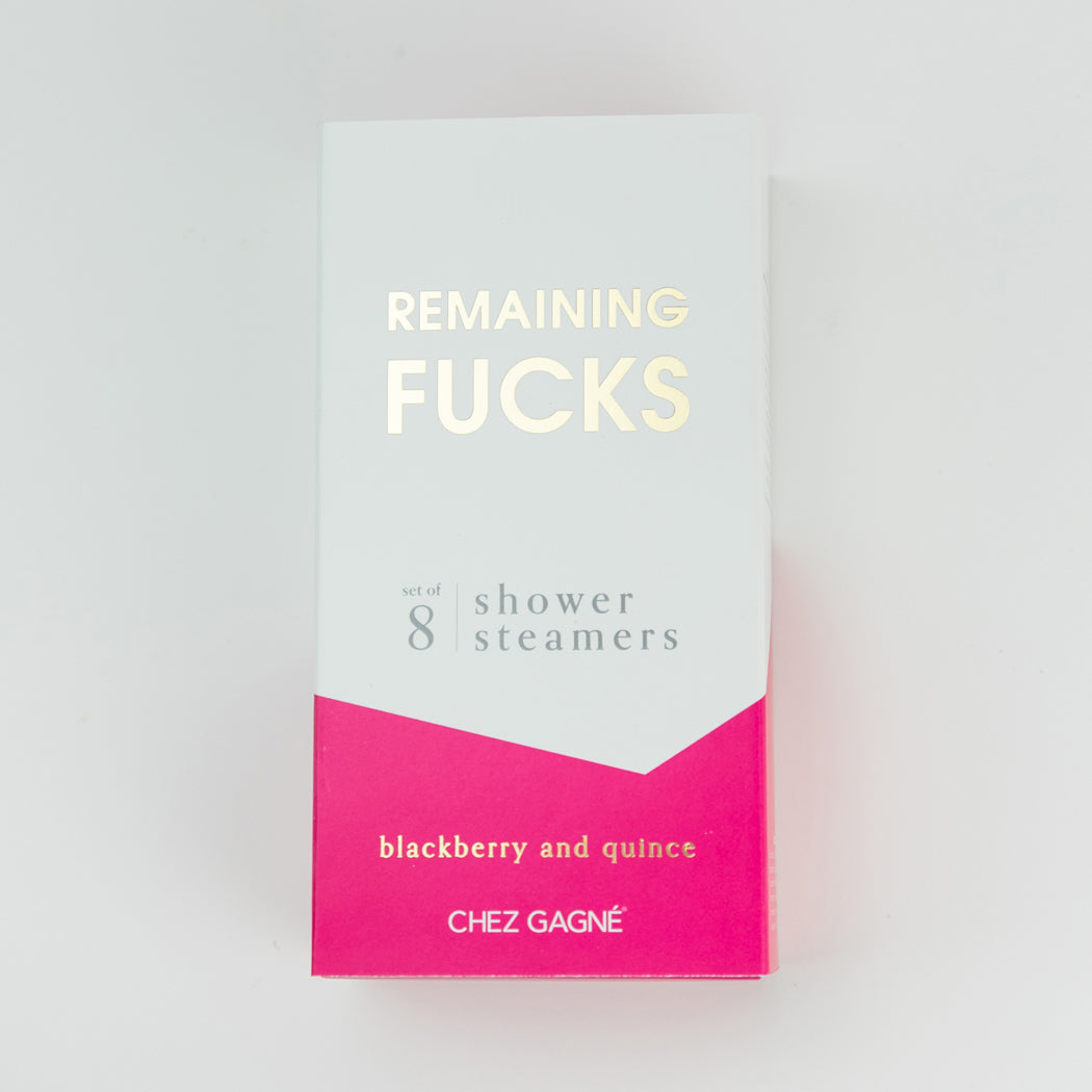 Chez Gagné - Remaining Fucks - Shower Steamers - Blackberry and Quince