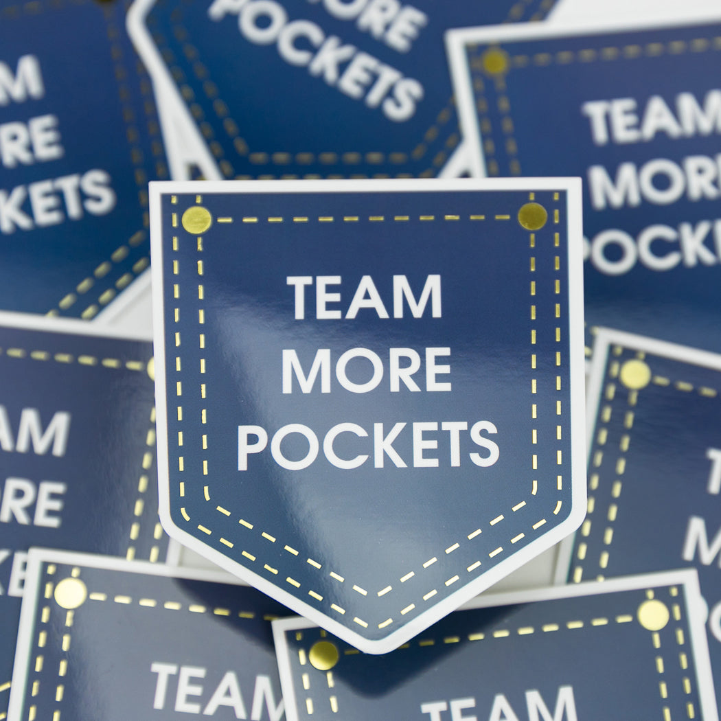 Team More Pockets - Vinyl Sticker