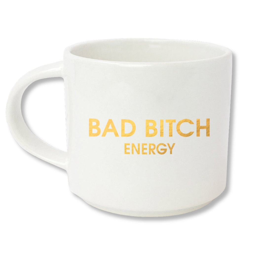 Chez Gagné - Bad Bitch Energy - Gold Foil Oversized Mug