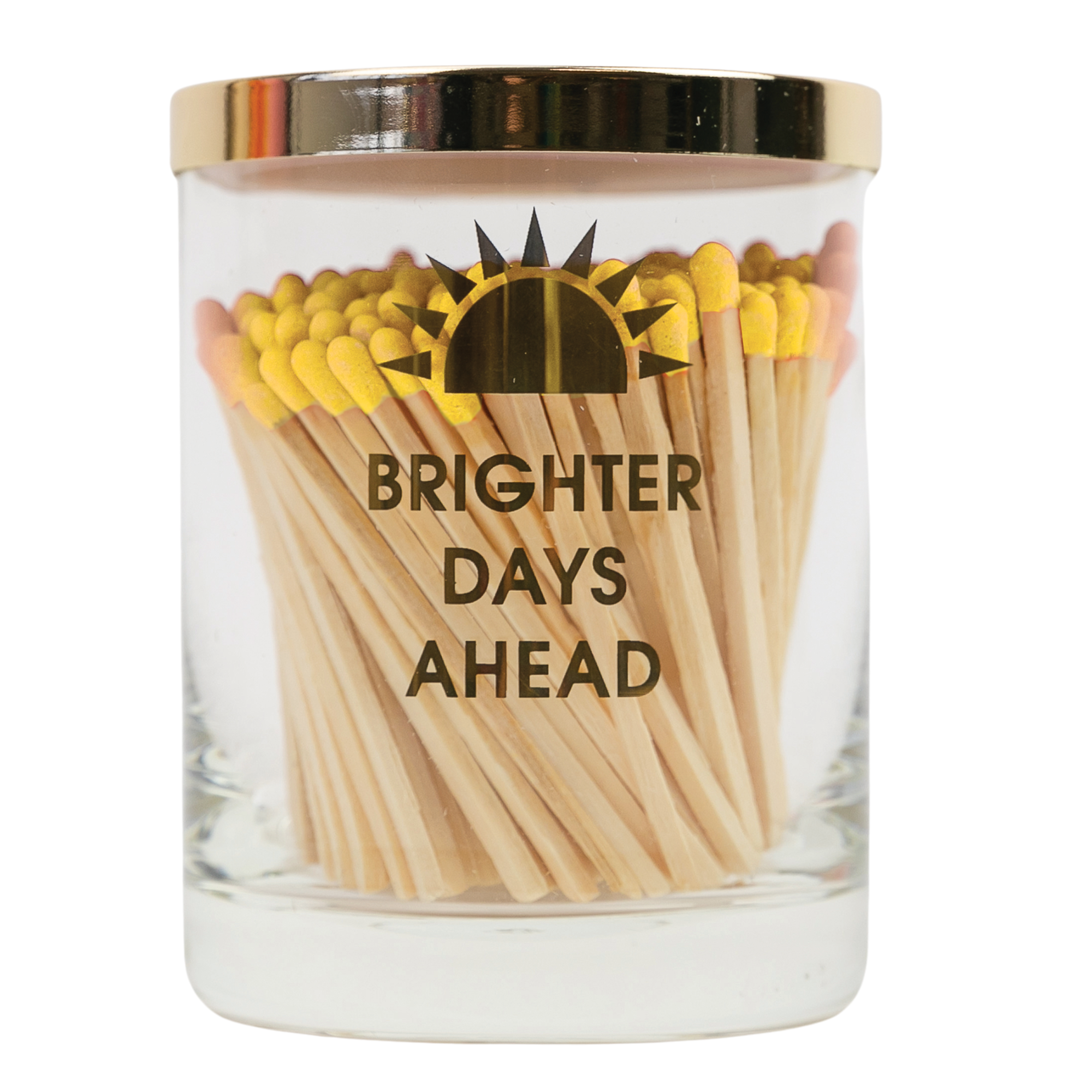 Match + Rocks Glass Duo  - Brighter Days Ahead + Yellow Matches