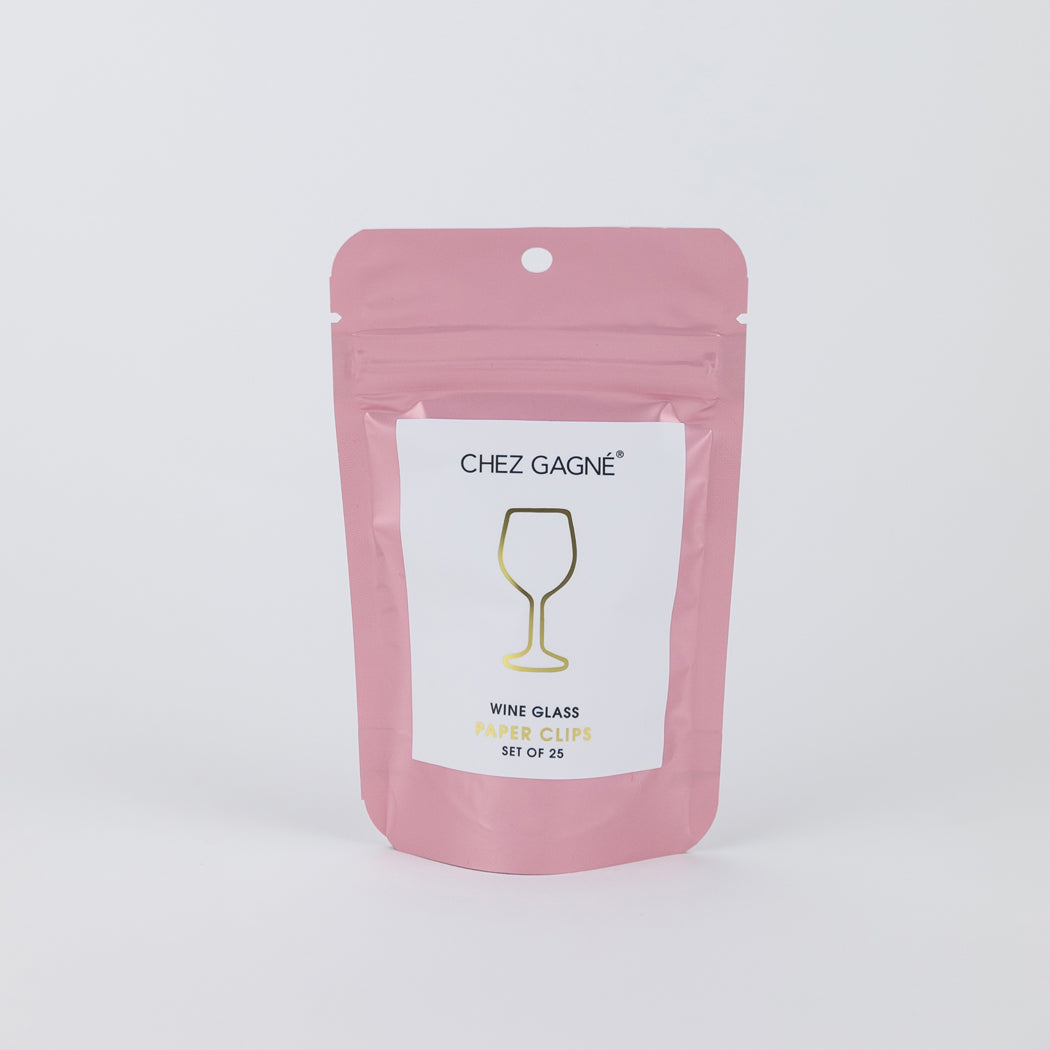 Paper Clip Pack - Wine Glass Pack of 25