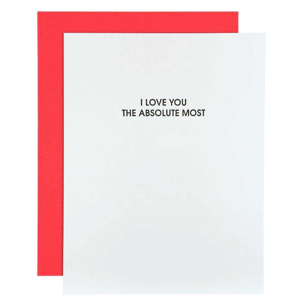 Chez Gagné - Hilarious Letterpress Greeting Cards - I Love You The ...